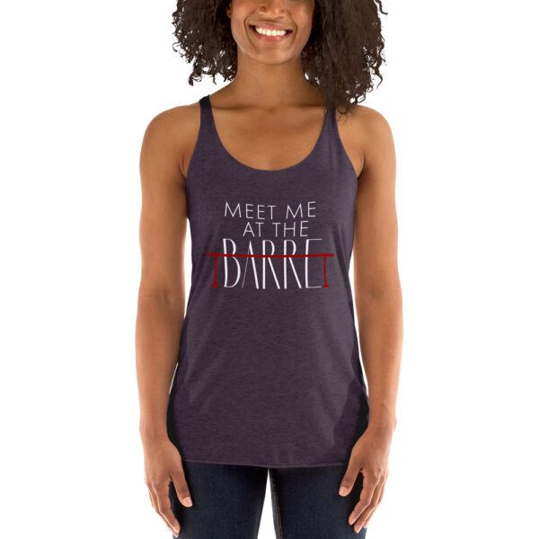 Meet Me At the Barre Women's Racerback Tank