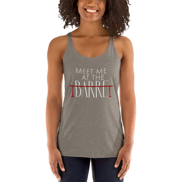 Meet Me At the Barre Women's Racerback Tank