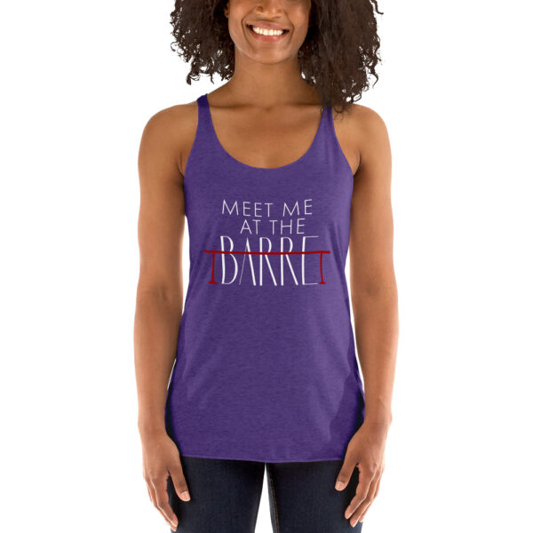 Meet Me At the Barre Women's Racerback Tank