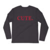 CUTE Long Sleeve Fitted Crew