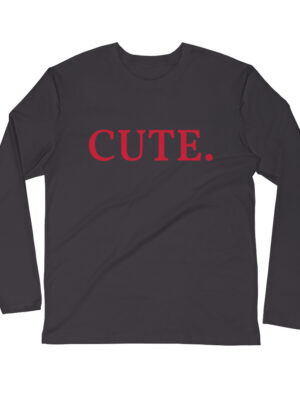 CUTE Long Sleeve Fitted Crew
