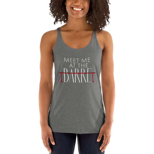 Meet Me At the Barre Women's Racerback Tank