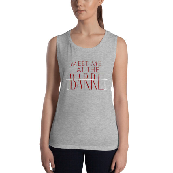 Meet Me At The Barre Women's Muscle Tank