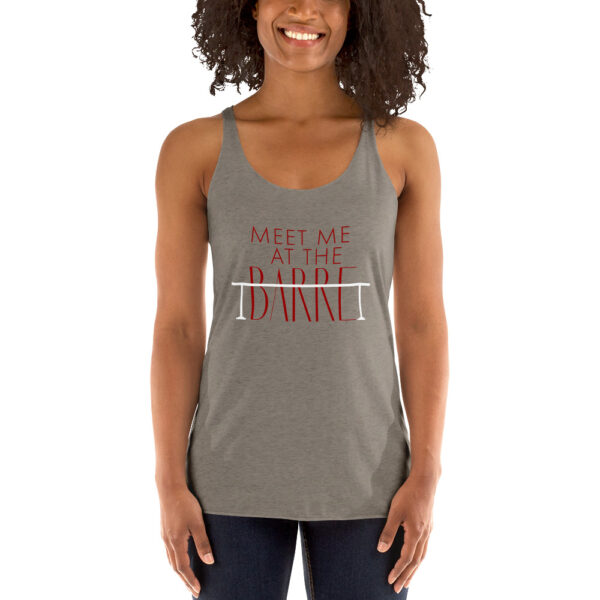 Meet Me At The Barre Women's Racerback Tank